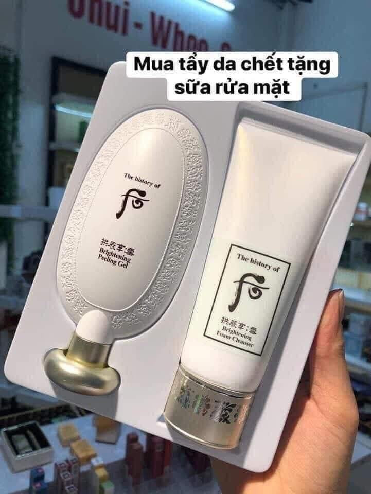 Set tay da chet Whoo tang sua rua mat 100ml