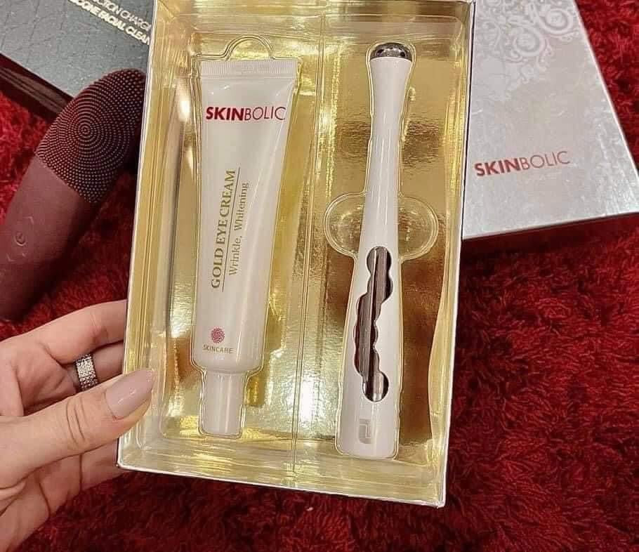 Set kem mat va massage Skinbolic