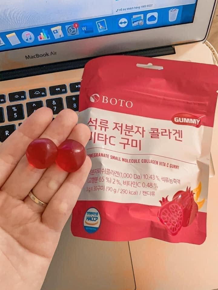 Keo deo gummy Boto Collagen luu vita c