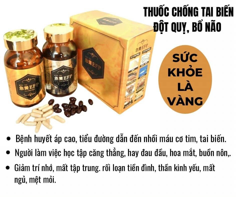 Thuoc bổ chong đot quy & nhoi mau co tim EFP japan
