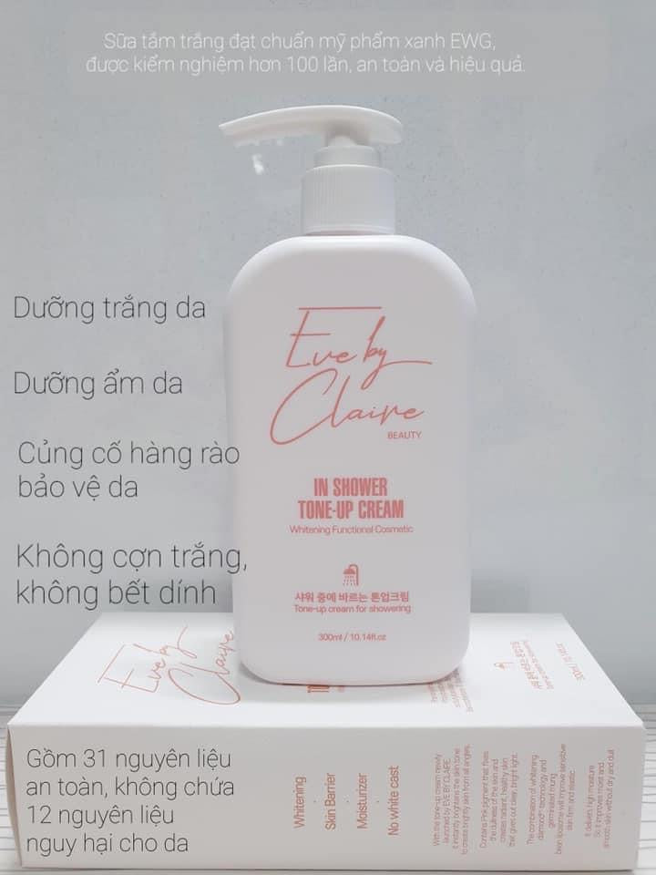 Sua tam trang Eve By Claire
