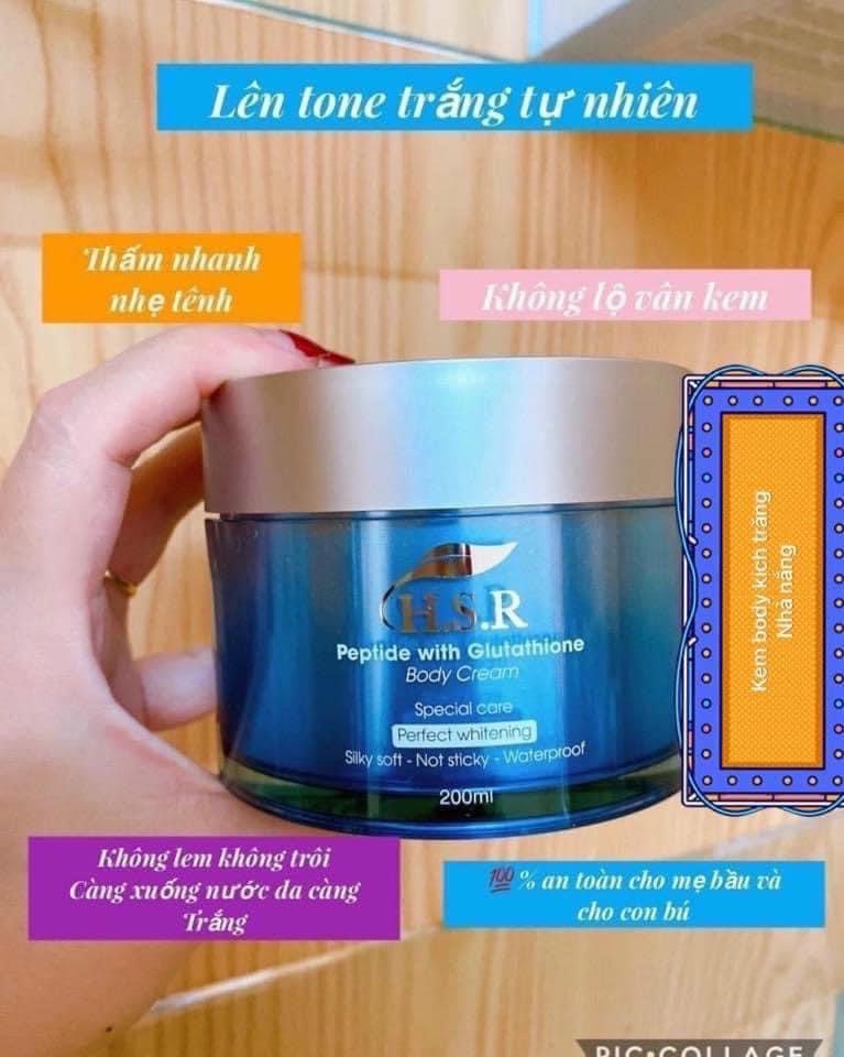 Lotion body kich trang HSR