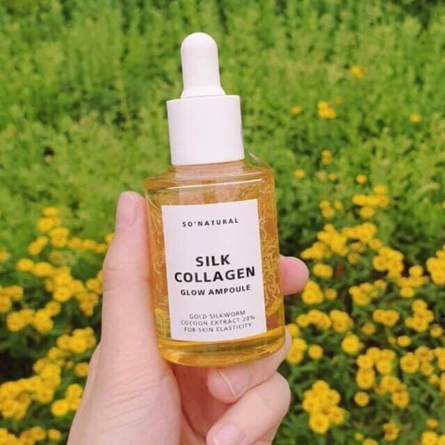 SO NATURSILK COLLAGEN GLOW AMPOULE - Anti-Aging Serum, Intense Hydration + Mo