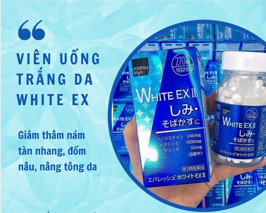 Vien trang da tri nám EXII (270 vien )