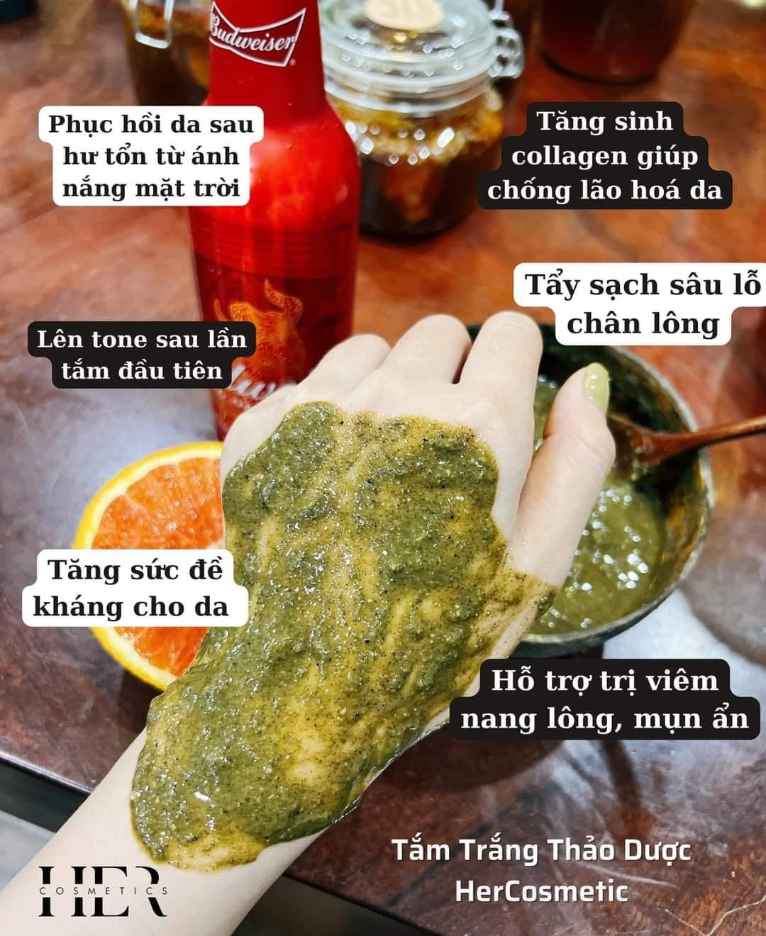 Bot tam trang thao duoc Her Cosmetics (Vietnam )