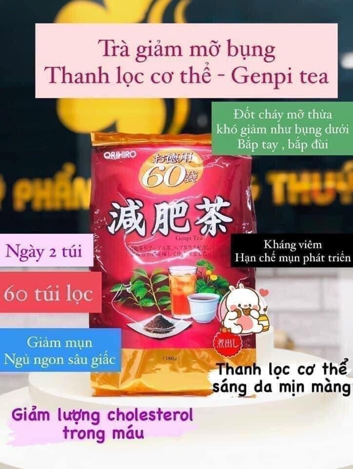 Tra Orihiro Genpi Tea giam mo (60goi)