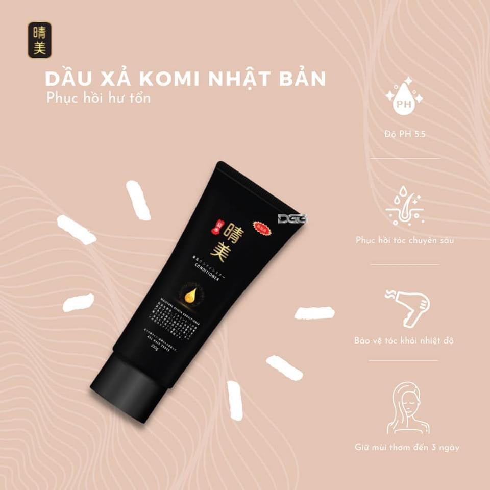 Dau xa toc nhuom Komi