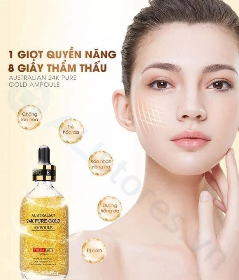 Serum Pure Gold vang 24k ampoule Uc