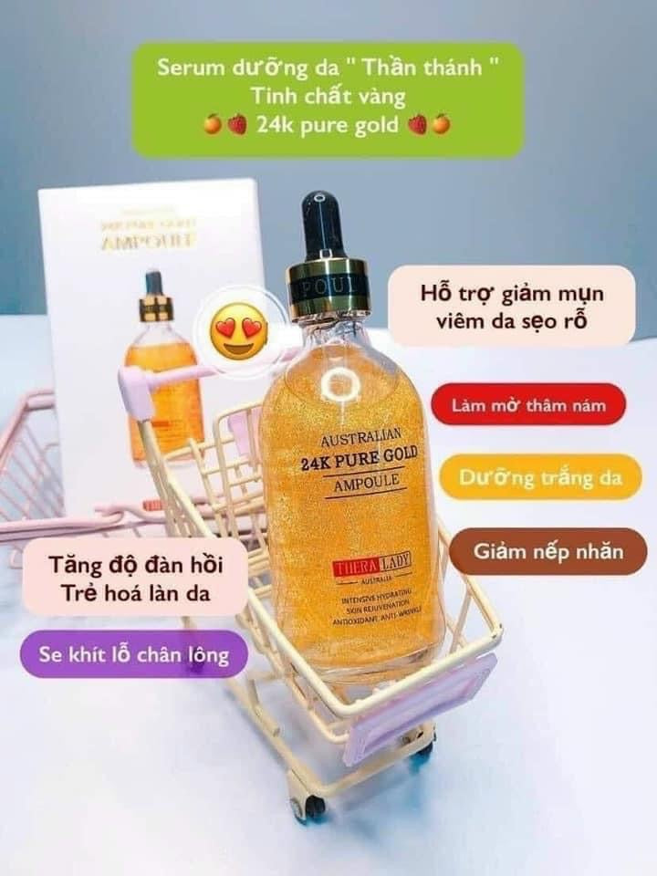 Serum Pure Gold vang 24k ampoule Uc