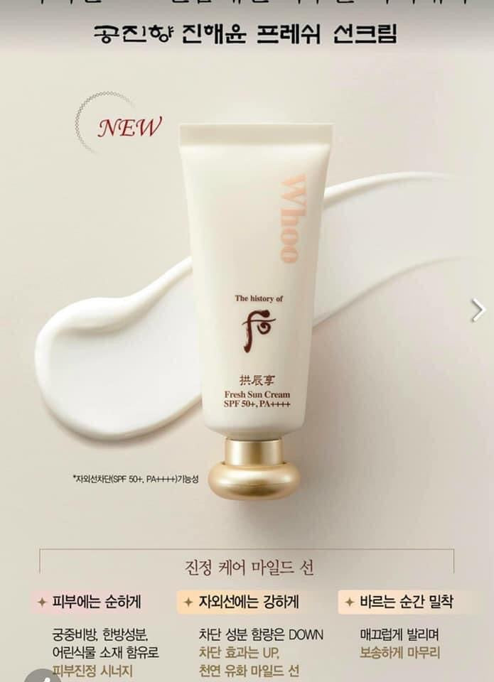 Set chong nang Whoo fresh