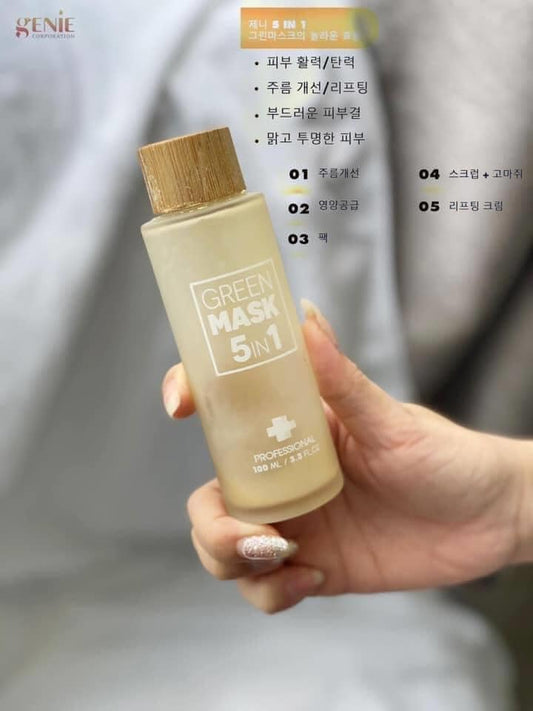 Genie Green Mask 5 in 1 - Exfoliating