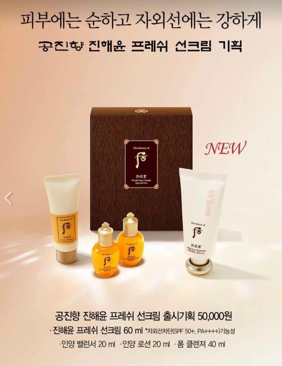 Set chong nang Whoo fresh