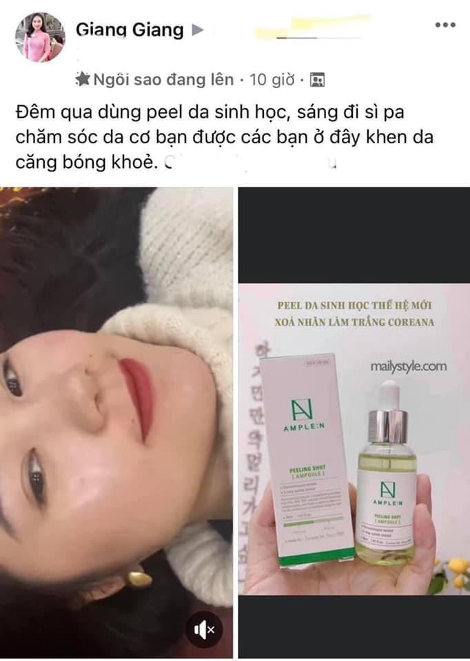 Serum peel Ample N tay te bao chet sinh hoc Ample N