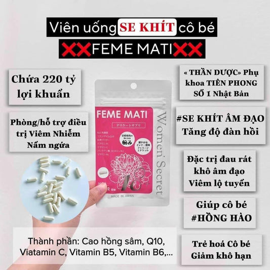 Feme Mati vien uong se khit (30 v) japan