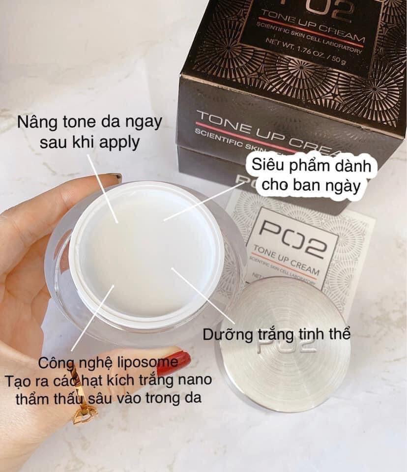 Kem PO2 tone up cream