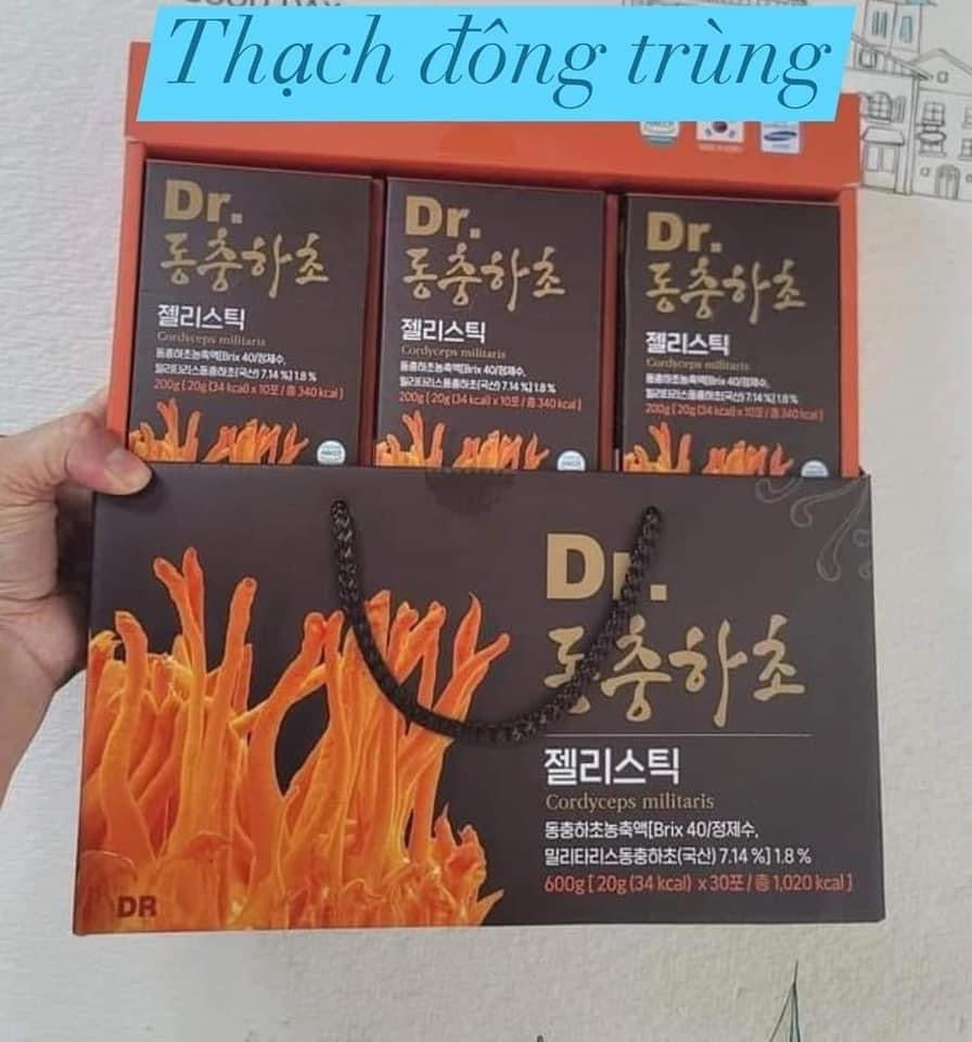 Thach dong trung ha thao( ship 3 hộp nhỏ)