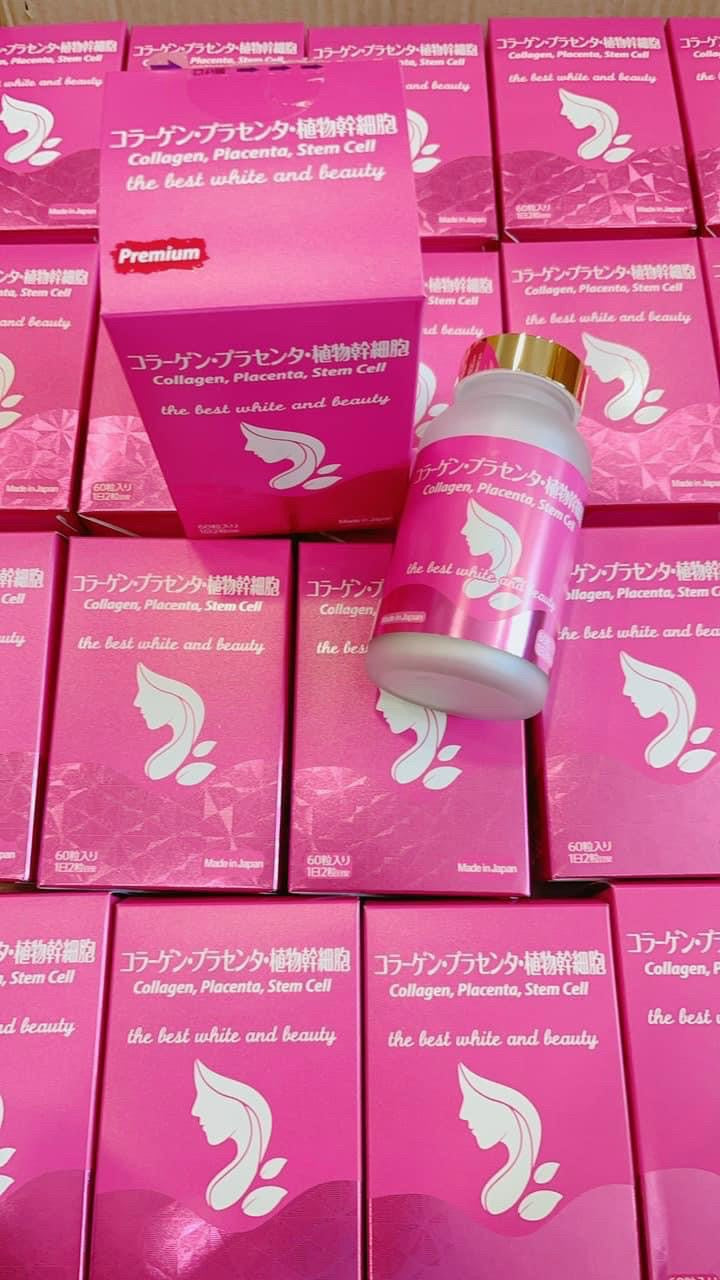 Vien uong collagen plancenta stem cell(60v) japan