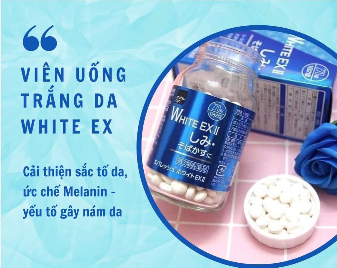 Vien trang da tri nám EXII (270 vien )