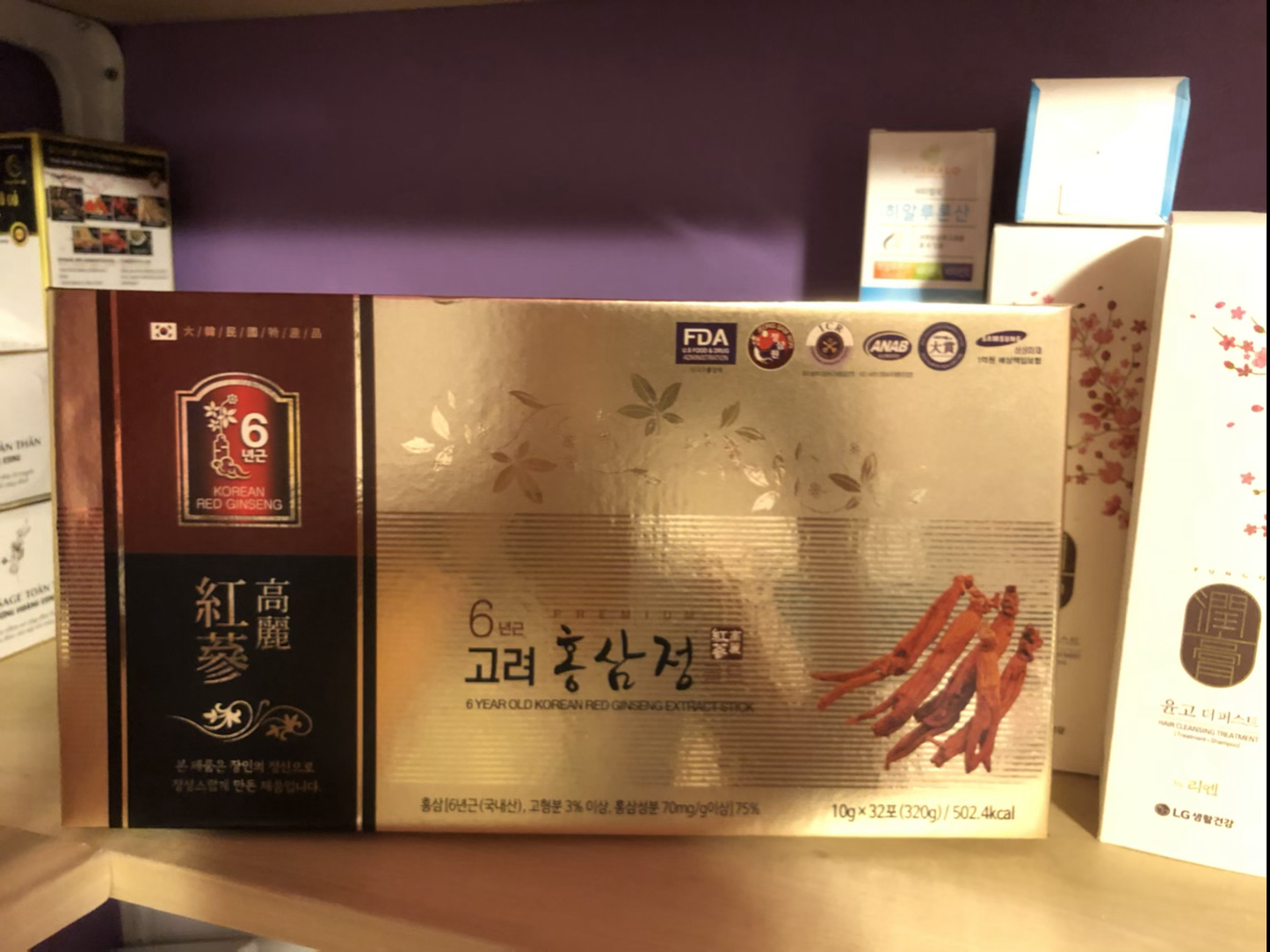 Hồng sâm 6 tuổi