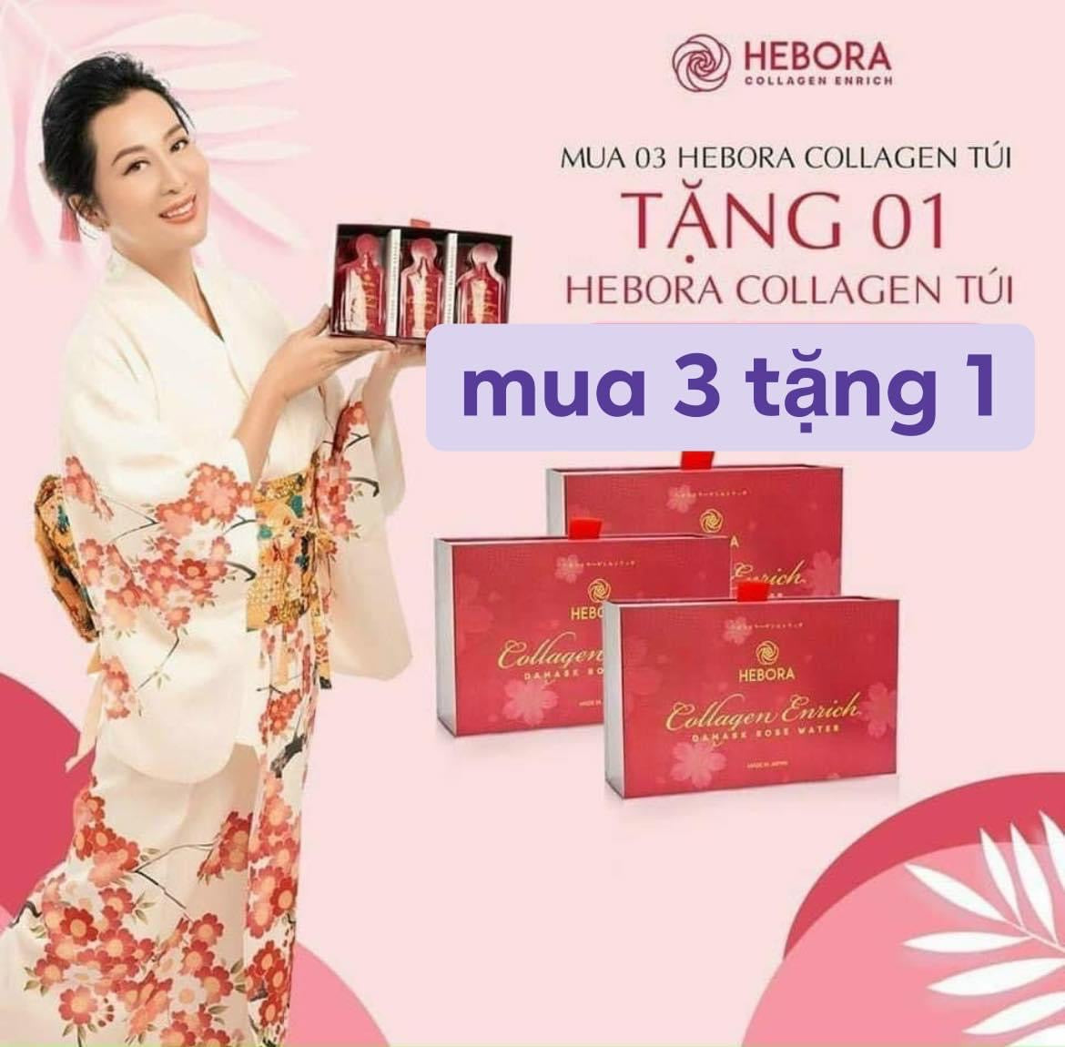 Deal 4 hop Hebora collagen enrich (deal cho 4 hộp )