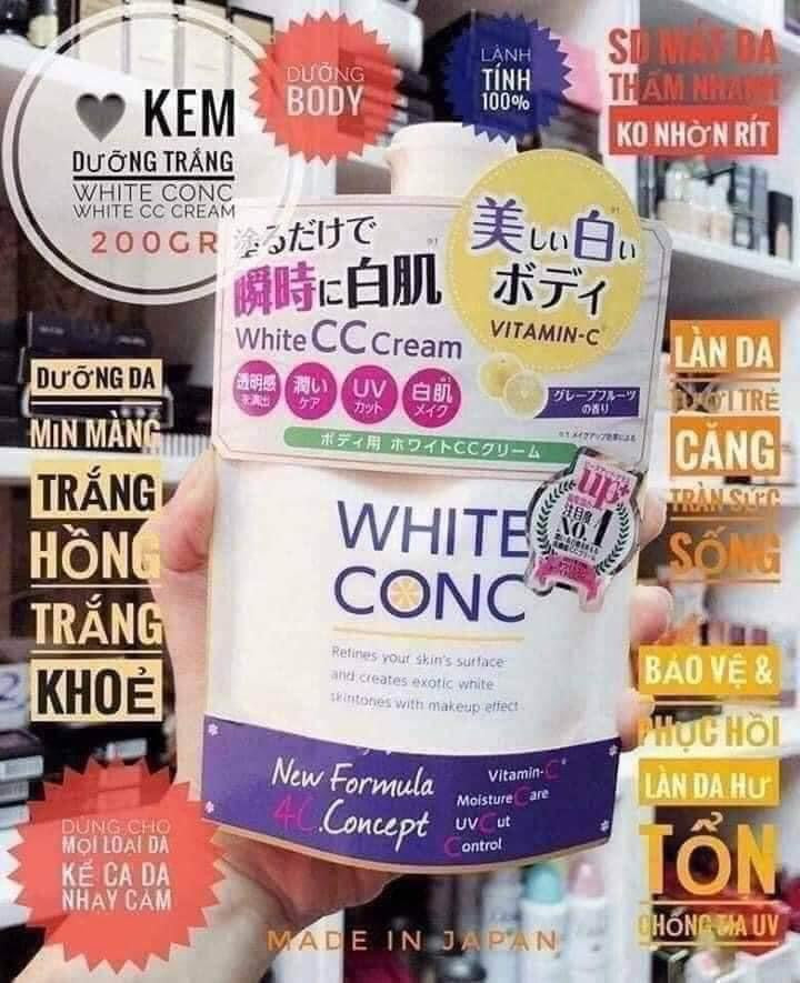Lotion duong trang body ConC Japan