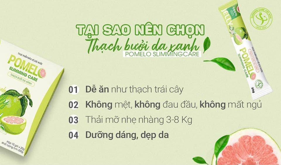 Pamelo thach buoi giam can slimming