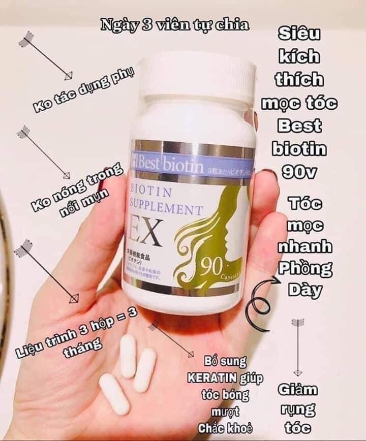 Vien uong moc toc Best Biotin EX