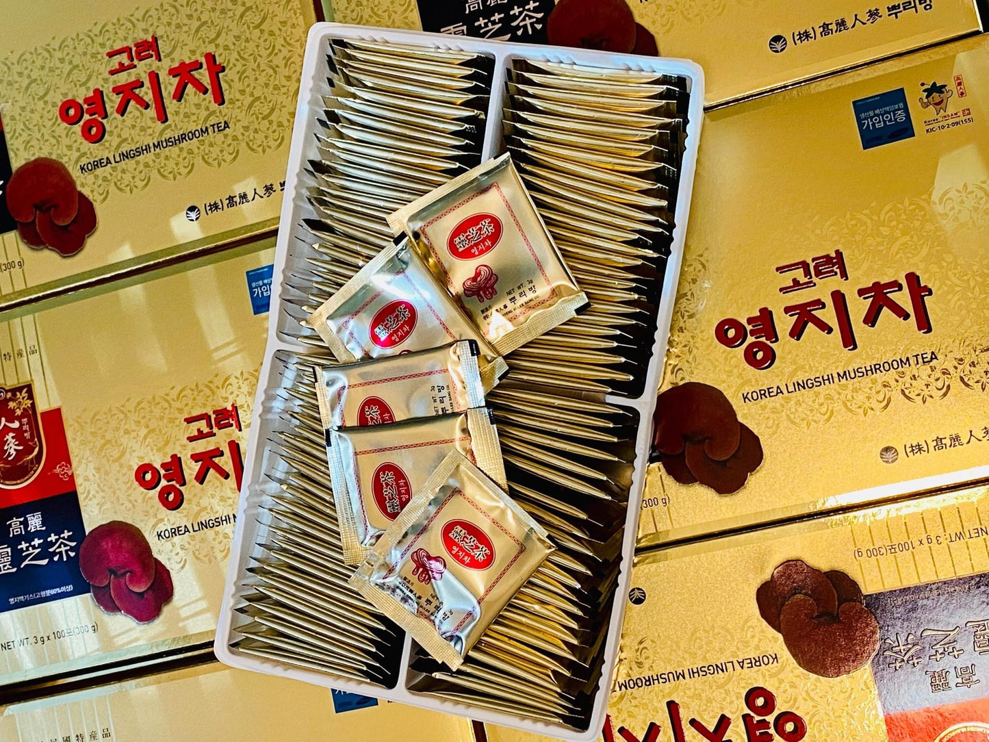 Tra nam linh chi(hop 100 gói)