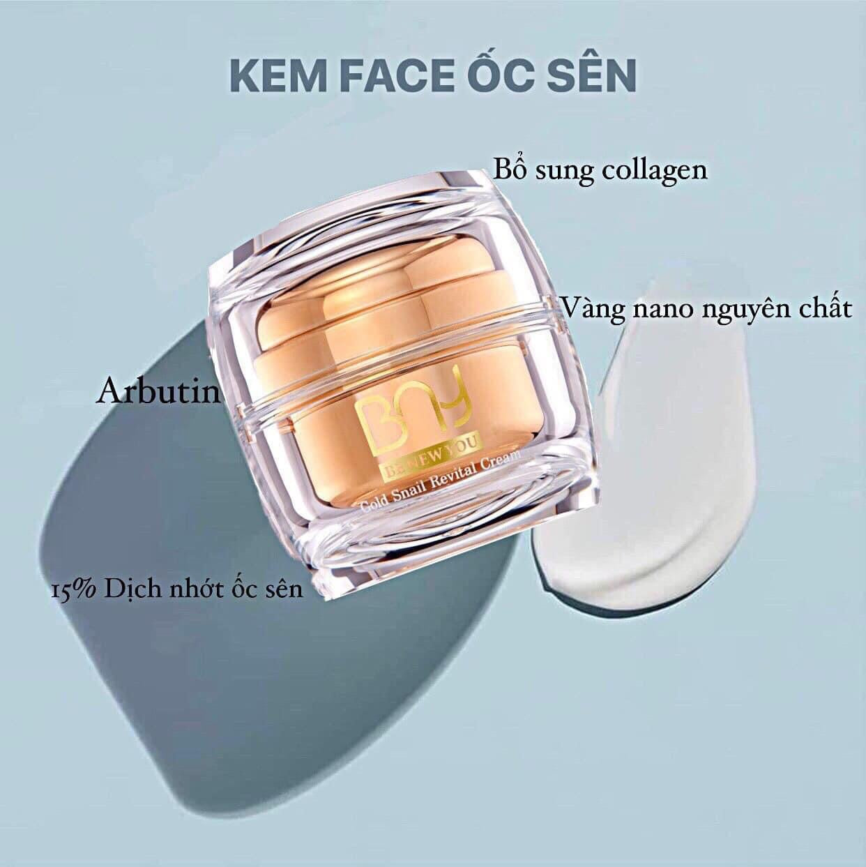 Kem oc sen BNY gold snail revital cream