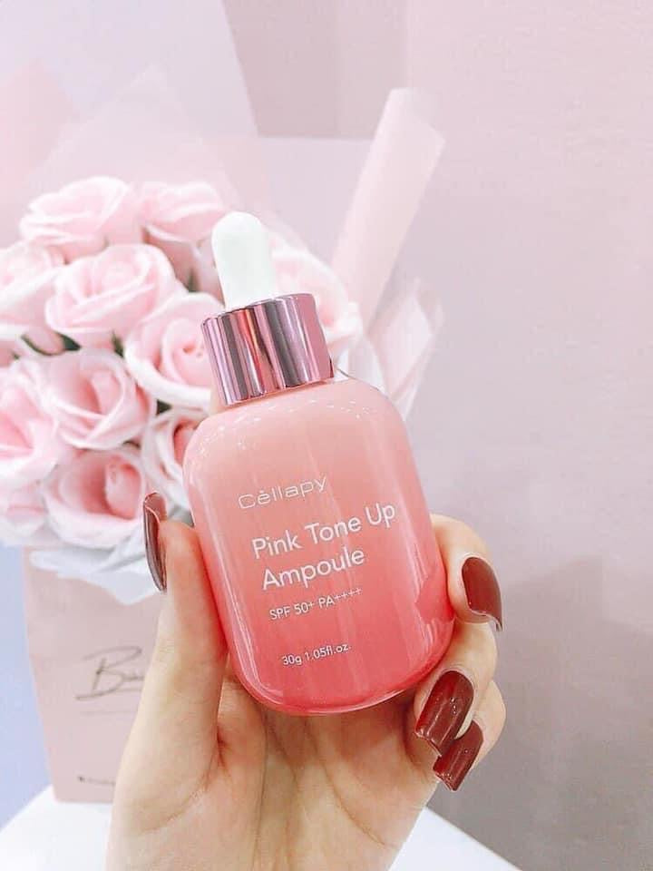 Cellapy pink tone up ampoule