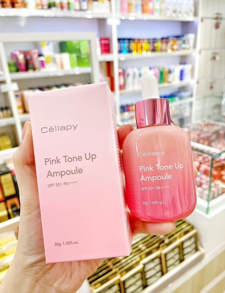 Cellapy pink tone up ampoule