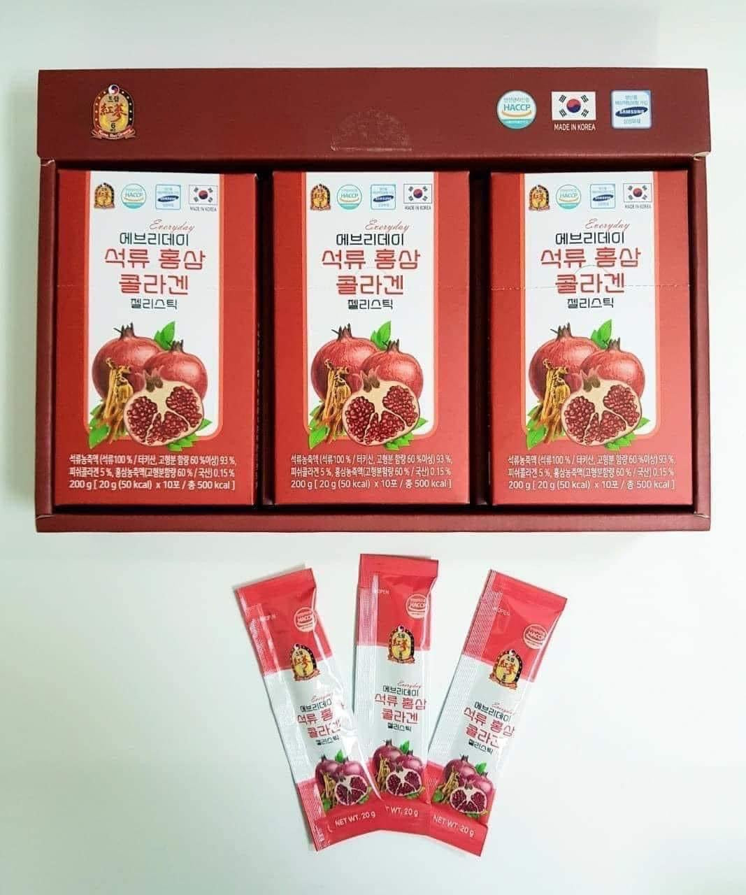 Thach luu hong sam collagen Dream