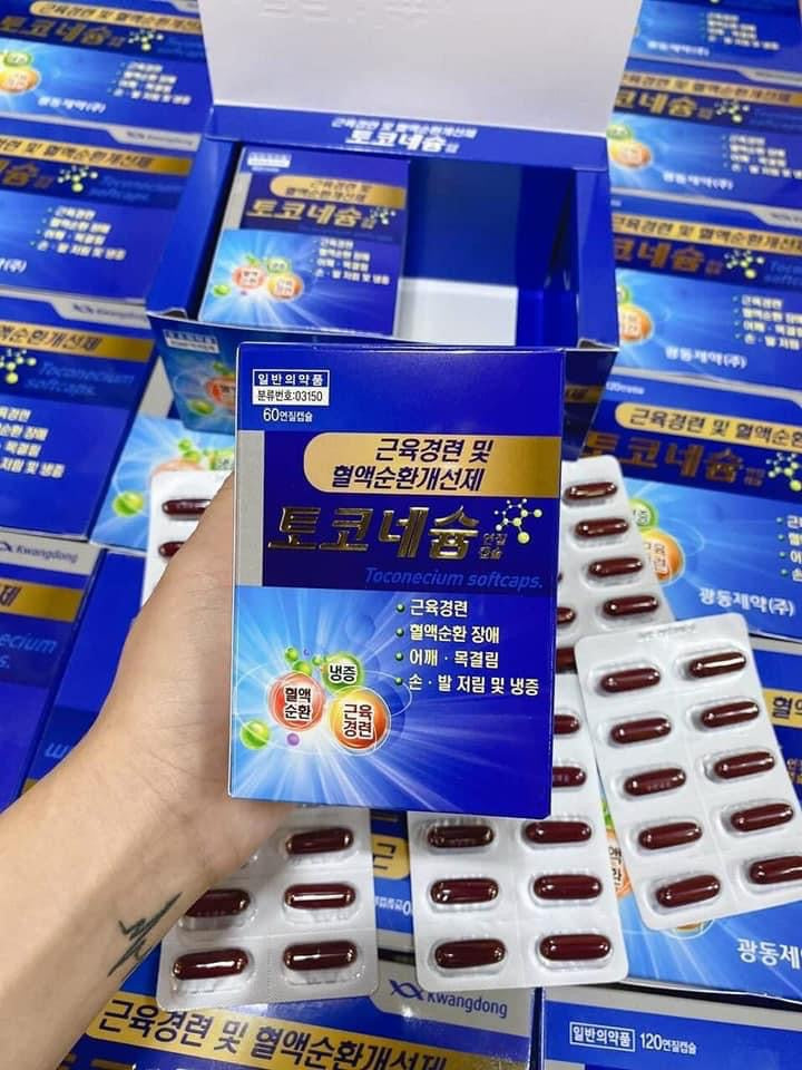 Thuoc te bi chan tay dau moi vai gay Toconecium Korea