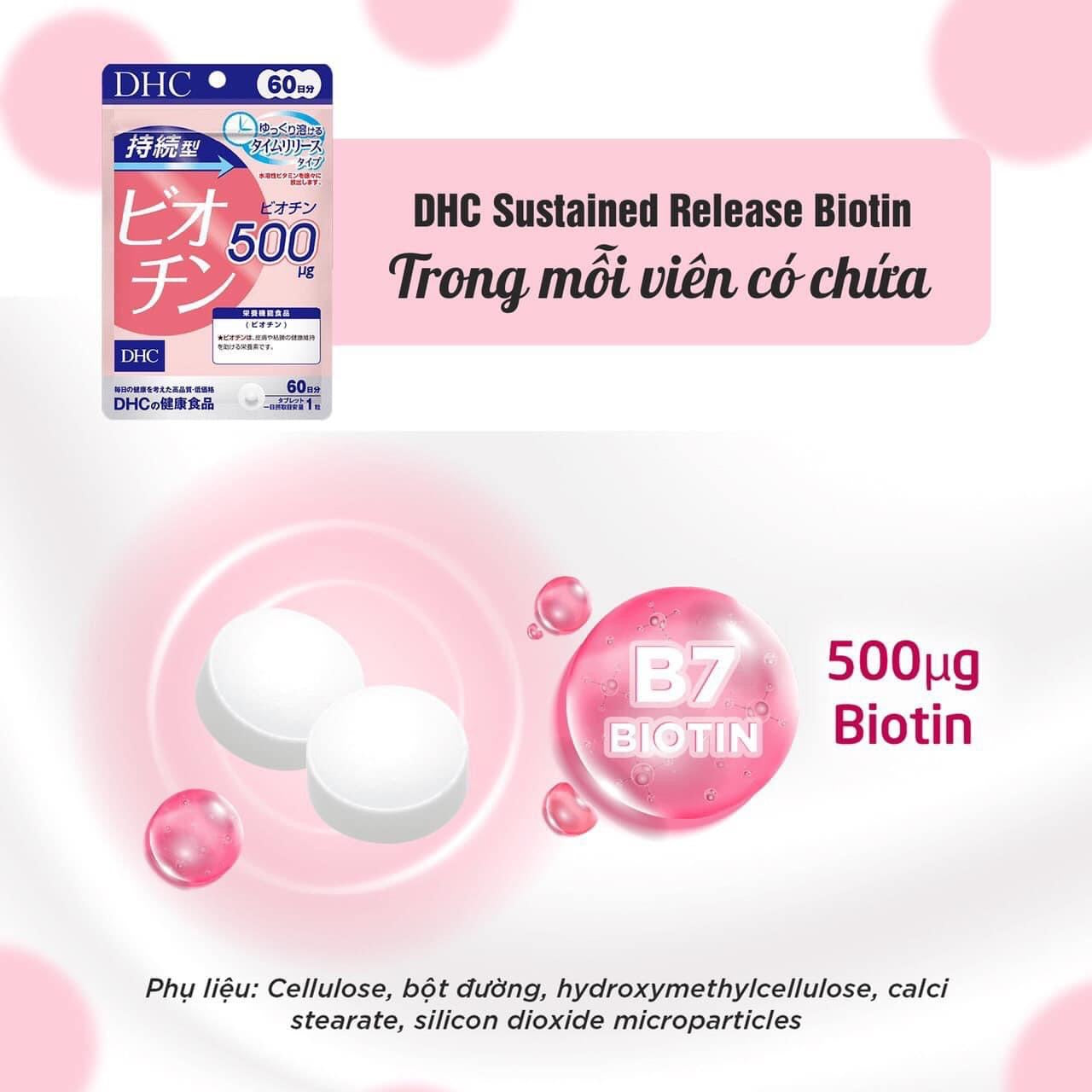 DHC biotin thuoc uong cho tóc(60 ngày )
