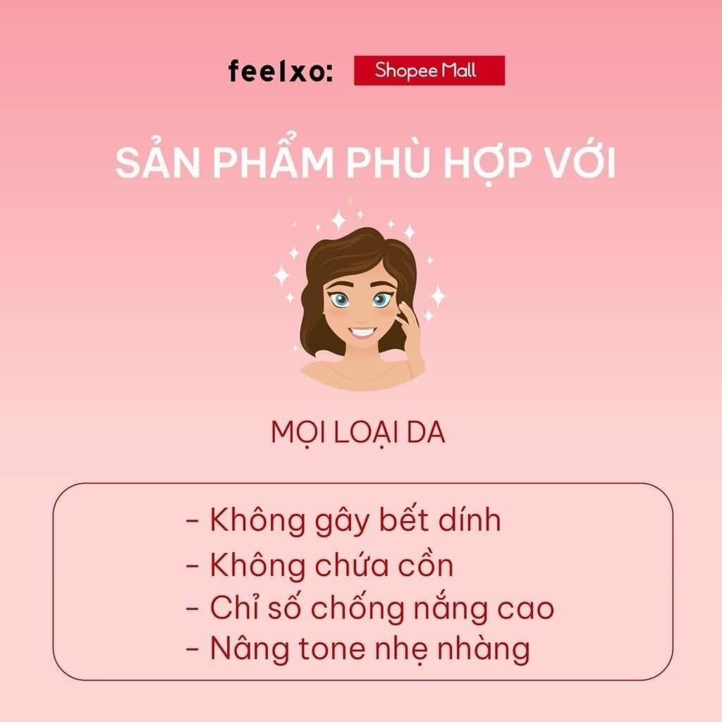 Tinh chat chong nang feelxo Glacier air fit tone up