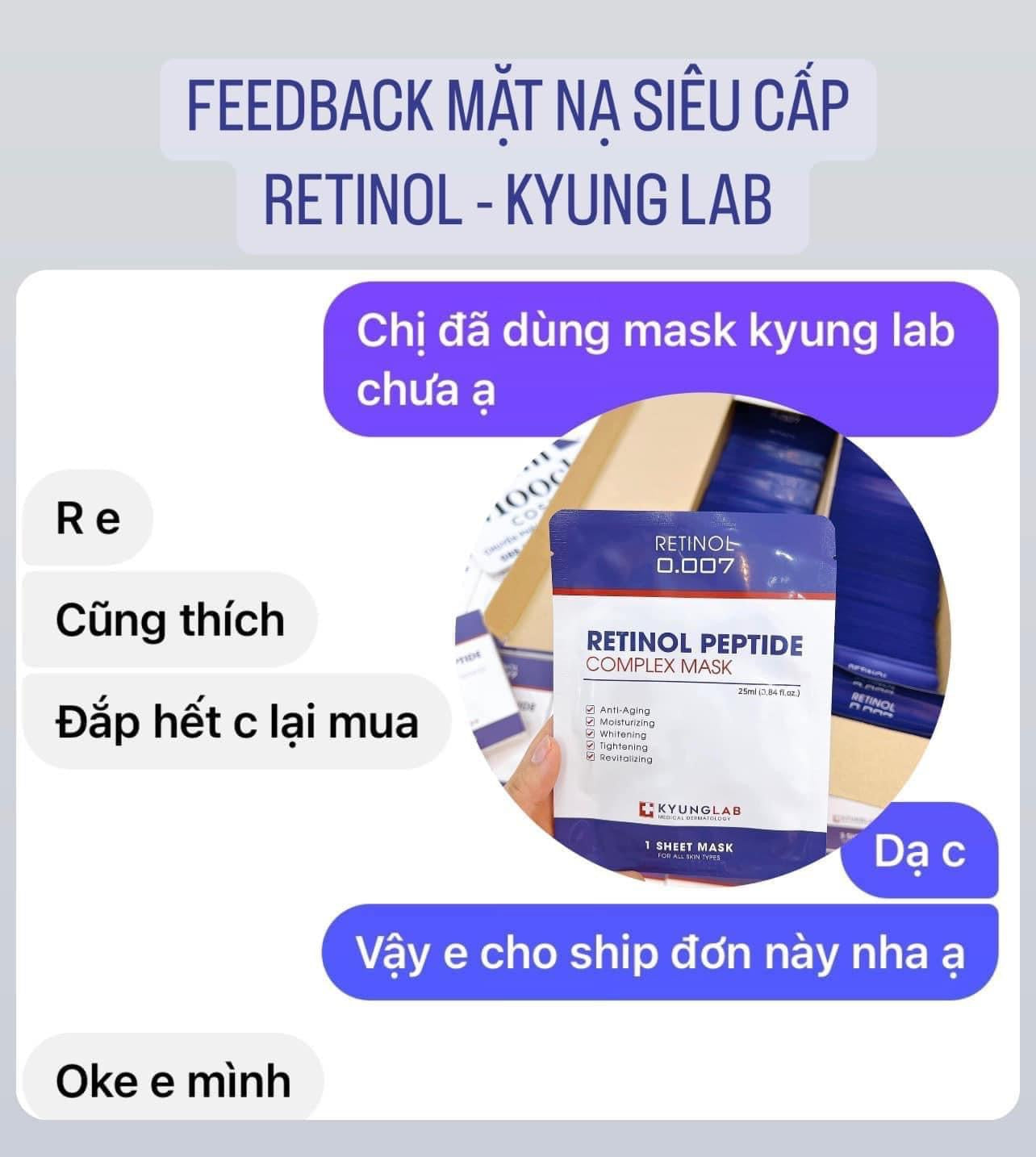 Mat na Retinol Kyunglab (3 mieng)