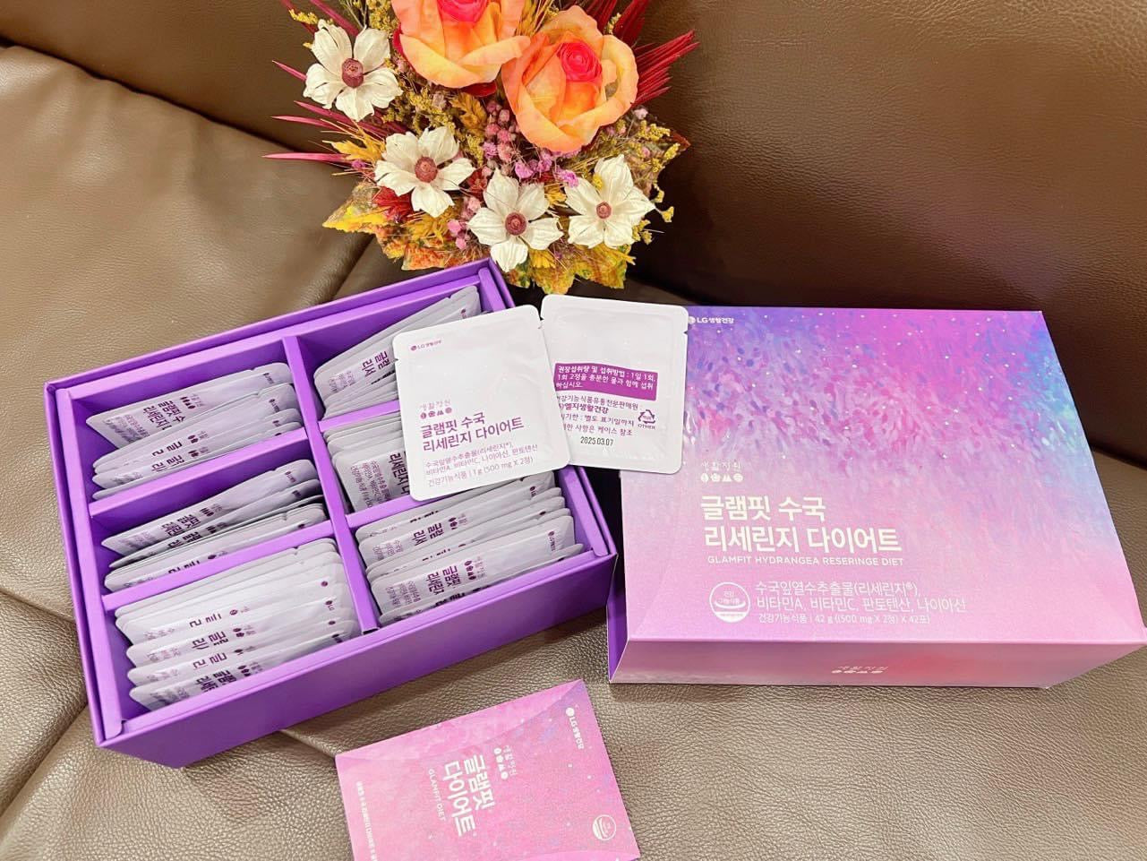 Giam can LG glamfit hydrangea