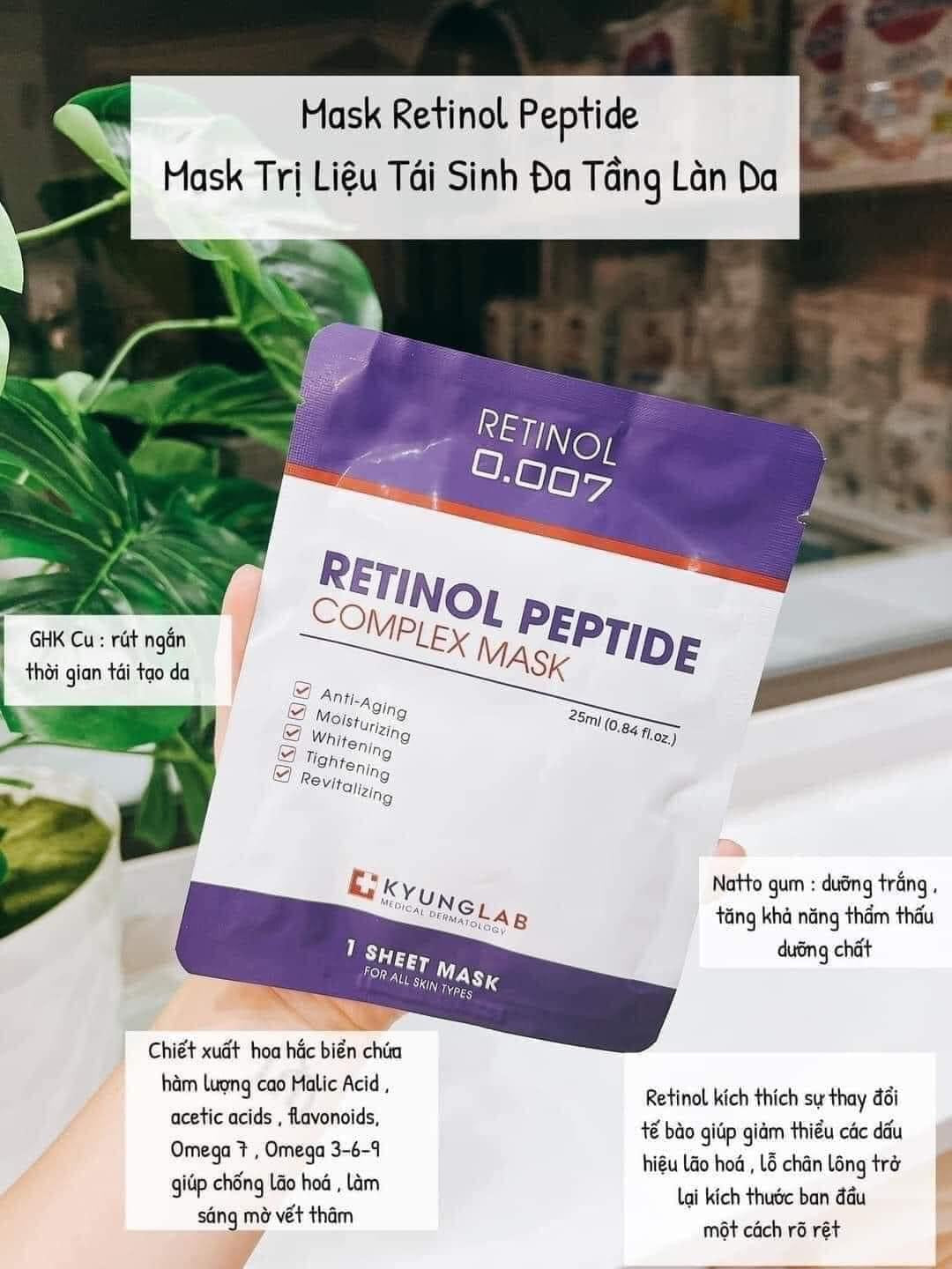 Mat na Retinol Kyunglab (3 mieng)