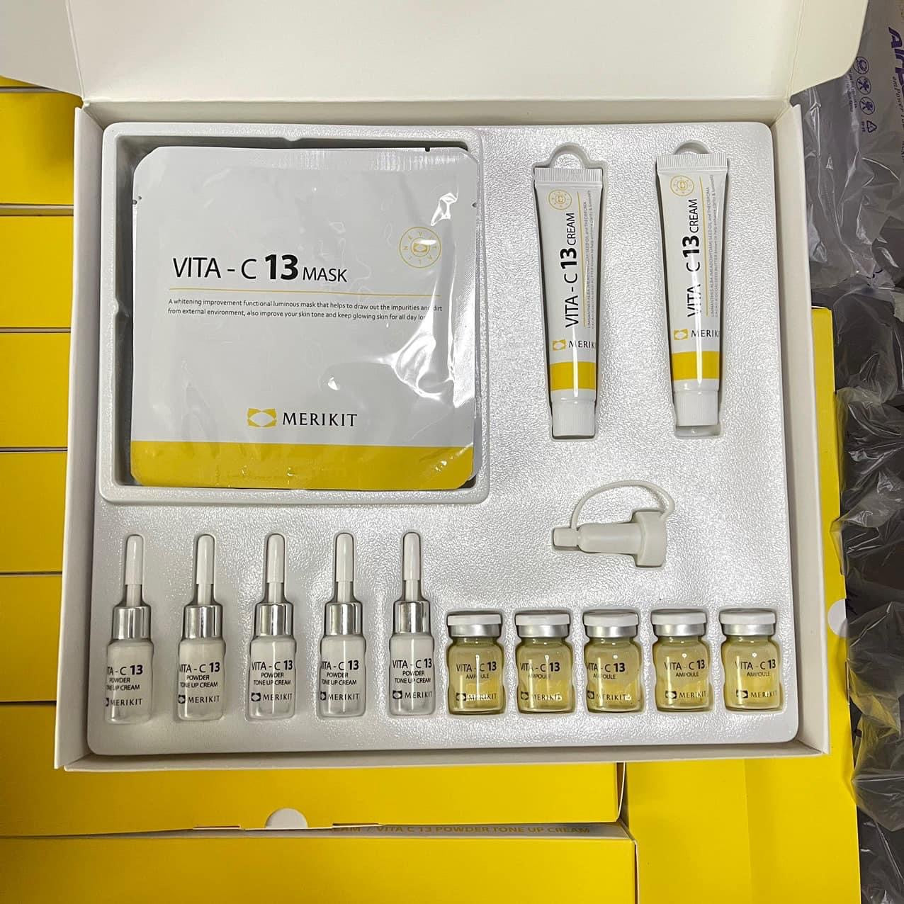 Set Vita C13 tri nam, trang hong lan da