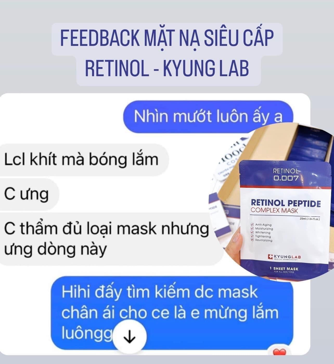 Mat na Retinol Kyunglab (3 mieng)