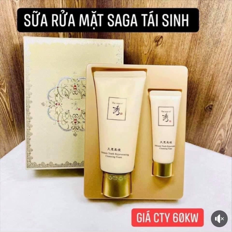 Set rua mặt Saga tai sinh