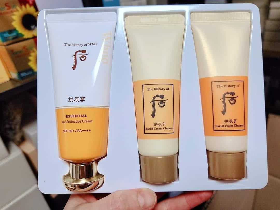 Set chong nang Whoo vang essential (thang 4/2023)