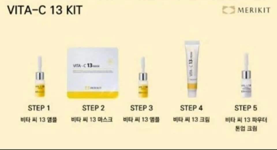 Set Vita C13 tri nam, trang hong lan da