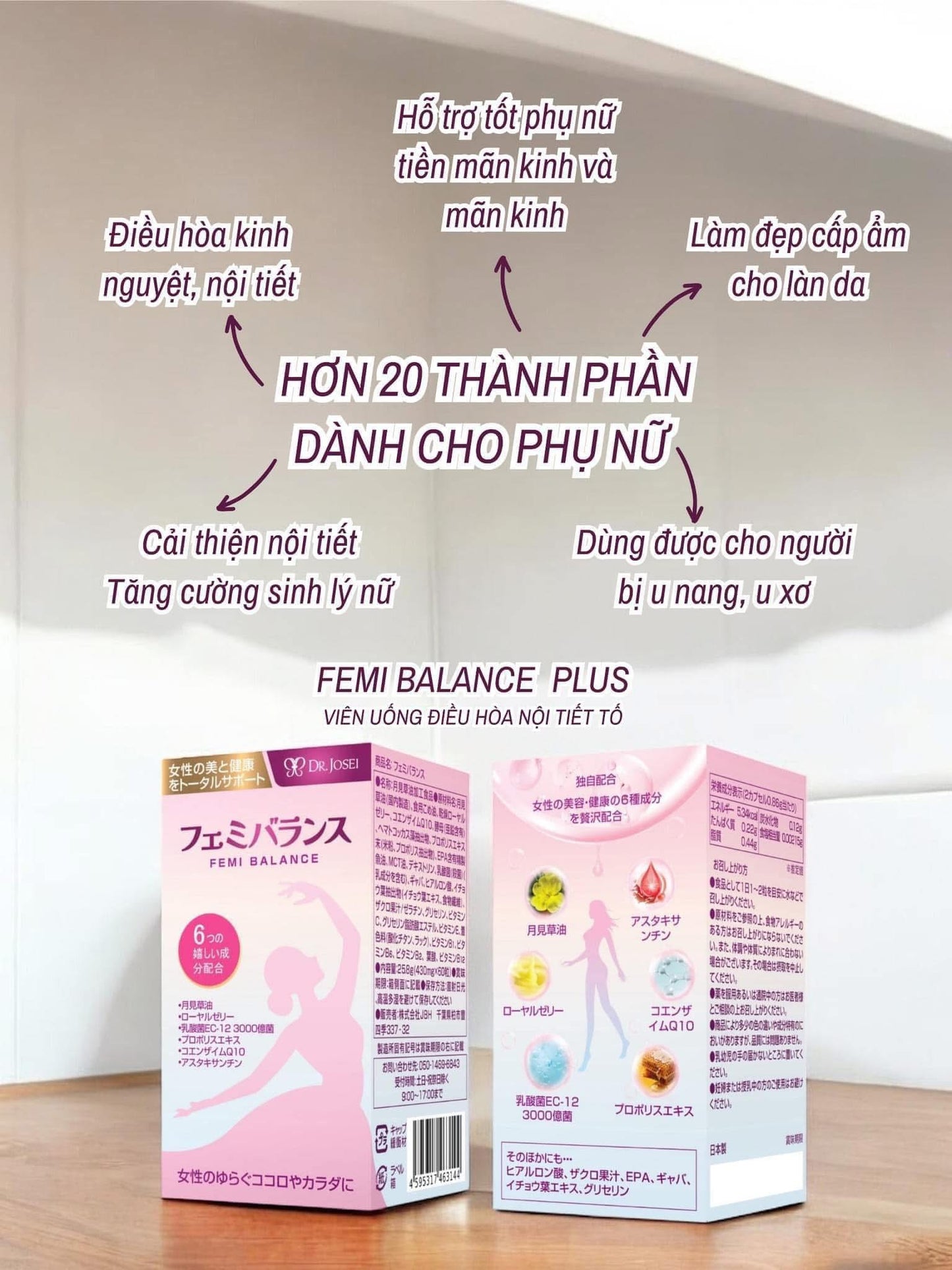 Femi balance nội tiết tố nhật