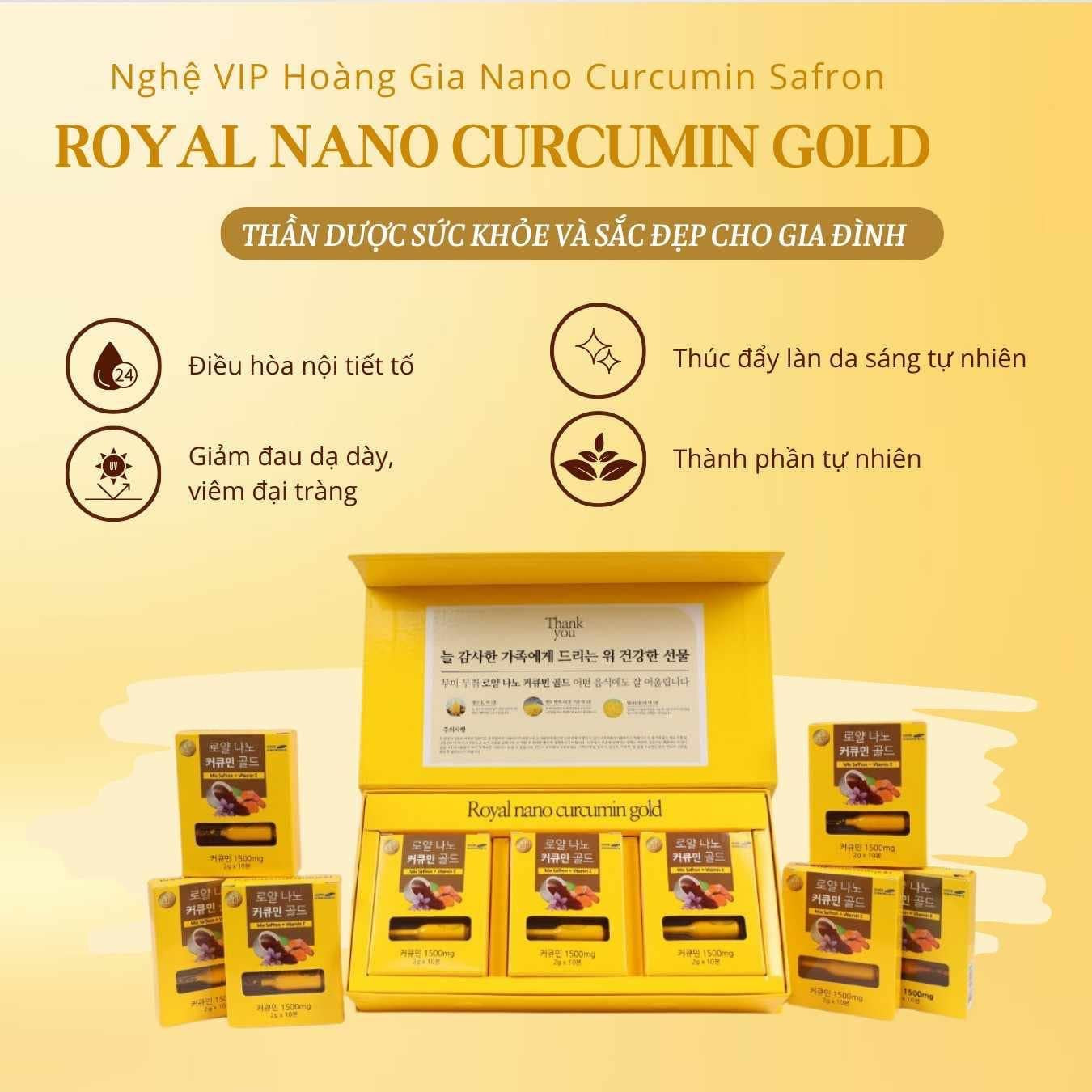 Nghe nước vip nano royal saffron hoang gia