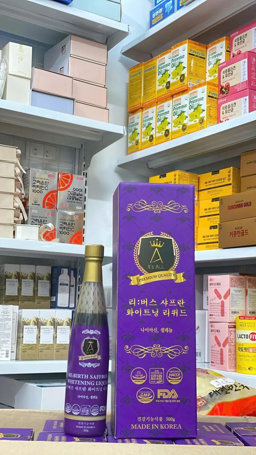 Re:birth saffron whitening liquid