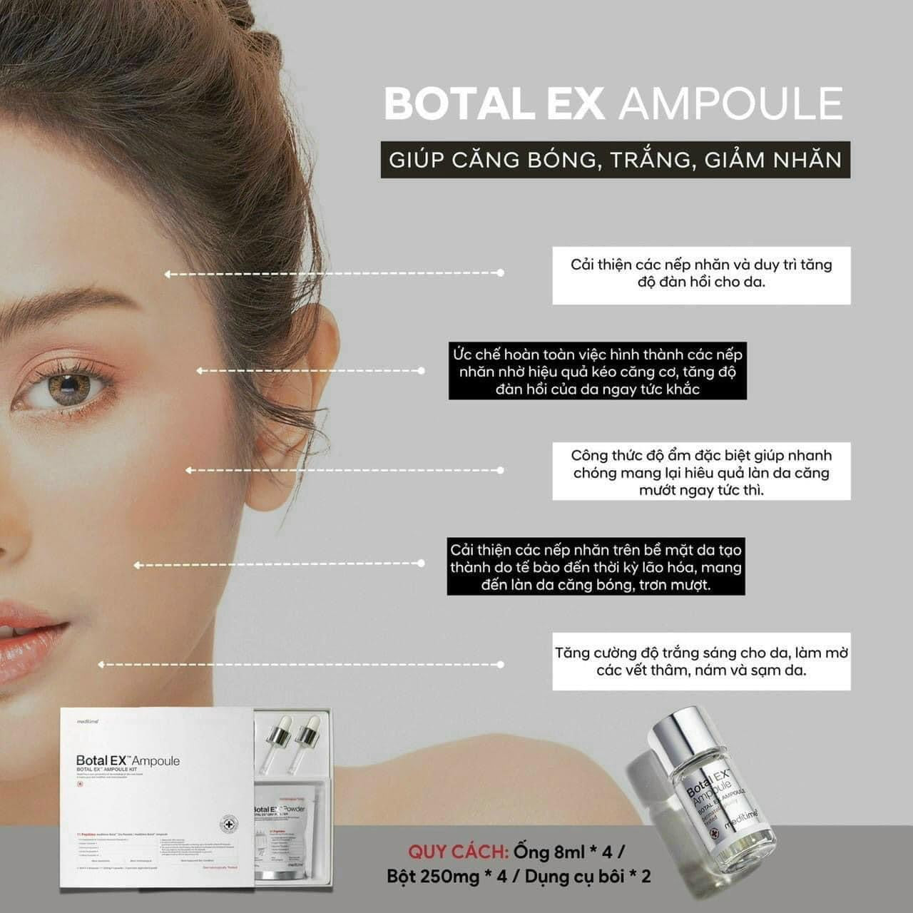 Botox tuoi Botal EX Ampoule meditime