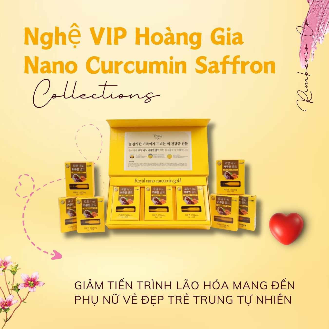 Nghe nước vip nano royal saffron hoang gia