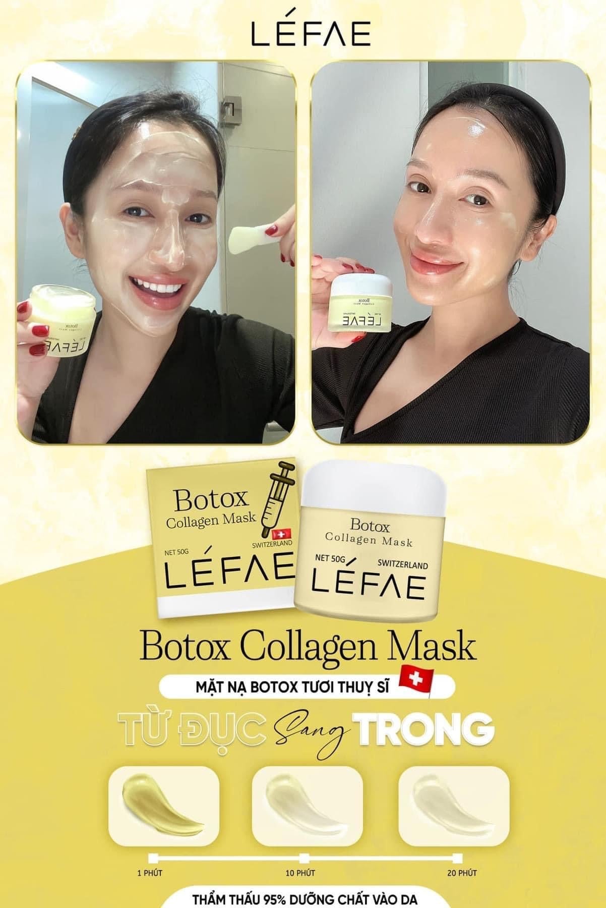 Mat na botox tuoi collagen Lefae