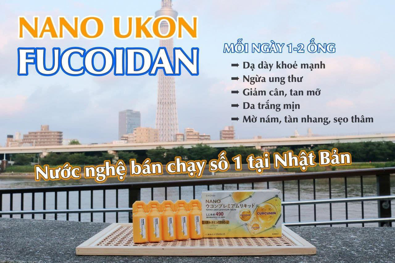 Nghe nuoc nano ukon fucoidan japan (15 ông )